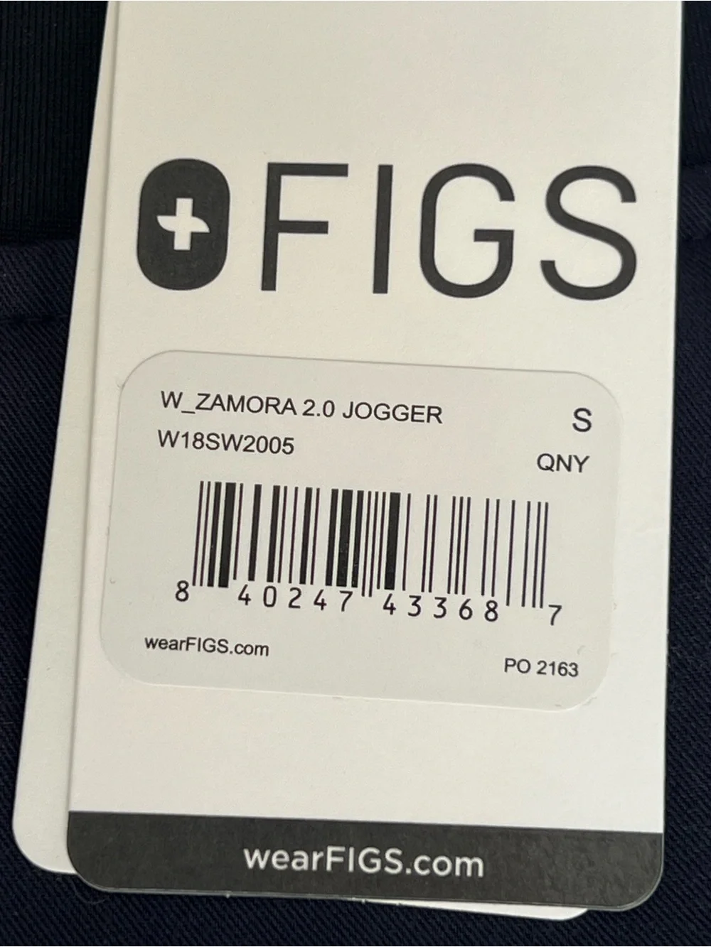 NWT FIGS Quiet Navy Scrub Set XS Top / S Zamora Jogger Pants - Picture 13 of 15